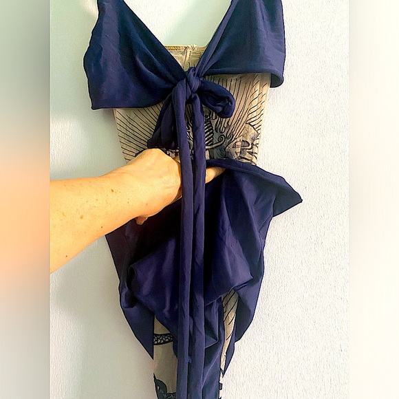 JEAN PAUL GAULTIER SOLEIL ONE PIECE BATHING SUIT, SIZE S/M, VINTAGE. - Picture 5 of 7